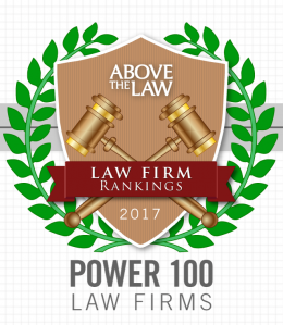 Above The Law Law Firm Rankings 2017